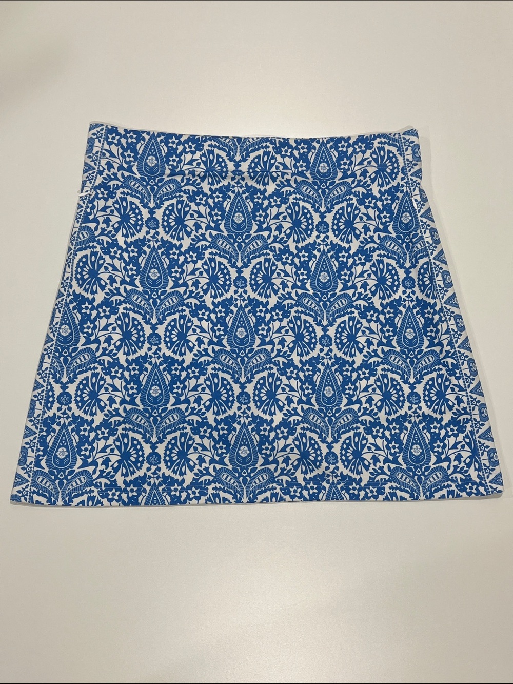 GRETCHEN SCOTT Golf Tennis skippy SKORT XL Paisley Blue 🎾⛳️ East India Blue NWOT